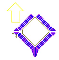 OFP和PLCC型集成塊如采用紅膠工藝過(guò)波峰,需采用斜角45度方式擺放，且每邊的最后一個(gè)引腳均需添加盜錫焊盤