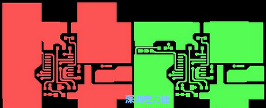 此操作可使文件中大部分的焊盤輸出后仍為焊盤，不會成為線性焊盤，并且不會產(chǎn)生像下圖一樣的短路情況