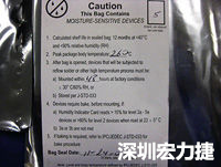 元件的MSL標簽注明了敏感等級5、密封日期和烘烤指南。