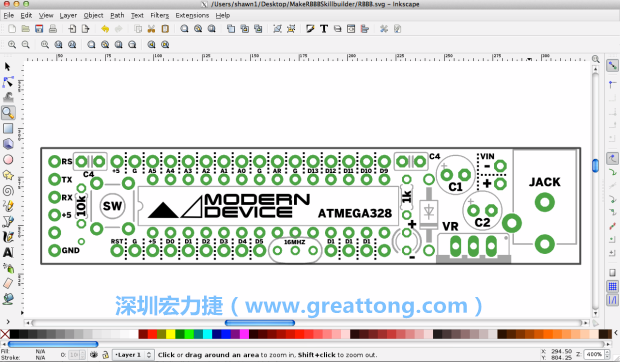 既然你有一個以電路板為背景的清晰影像了，使用向量工具將要絲印的圖像畫在上面吧，下面有一個例子。