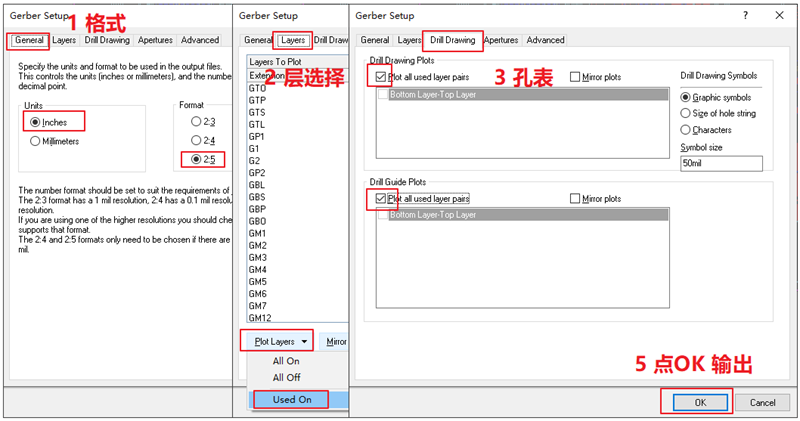 輸出Gerber部分，F(xiàn)ile下選擇 Gerber Files