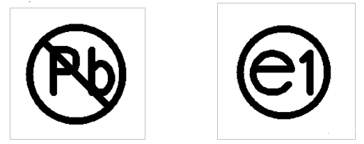 如果PCB板為無(wú)鉛制程，為了與有鉛的PCB區(qū)分開(kāi)來(lái)，通常會(huì)在板上標(biāo)注無(wú)鉛制程符號(hào)